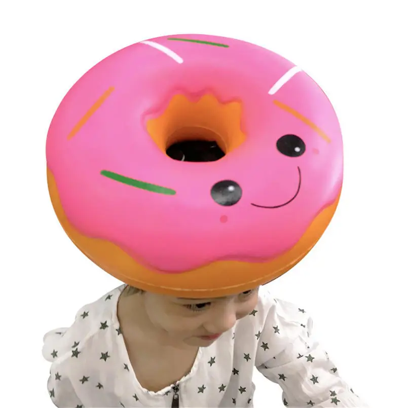 Squishy Гигантский Пончик милые медленно восстанавливающие форму сжимаемые фрукты