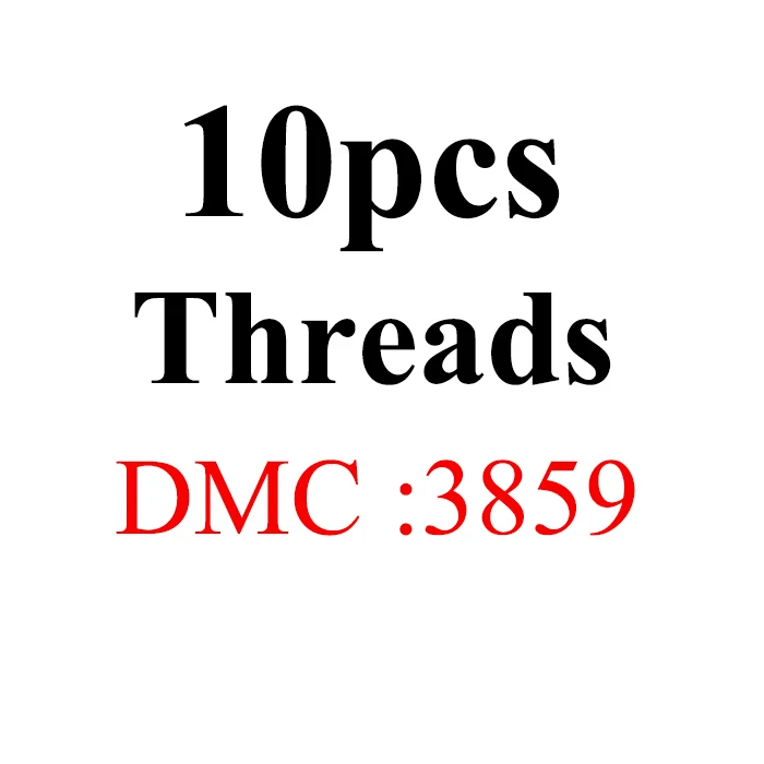 Золотой панно, Multcolor DMC3849-ECRU 10 шт./лот 1,2 м Длина нитки для вышивки крестом хлопчатобумажные швейные Мотки Вышивка нитками мулине Наборы - Цвет: 1.2m10pcs-DMC3859