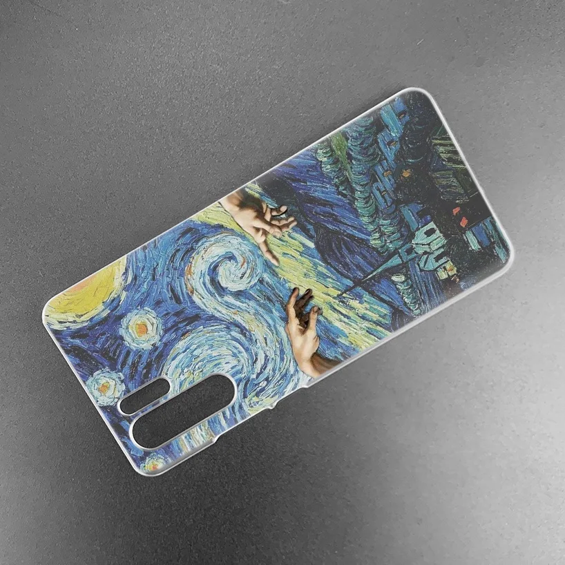 Чехол Van Gogh Sky для huawei P20 P Smart Z Plus P30 P10 P9 P8 mate 10 20 lite Pro, Роскошный Жесткий чехол для телефона из поликарбоната