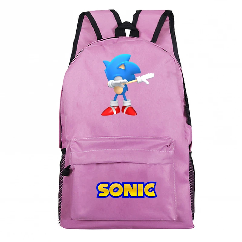 Sonic рюкзак, школьные сумки, модный шаблон, для студентов, для мальчиков и девочек, рюкзак для мужчин и женщин, рюкзак для ноутбука