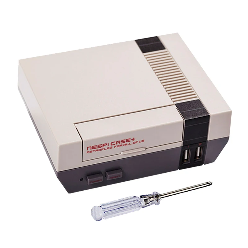 Raspberry Pi 3B+ NESPi чехол+ NESPi коробка для Raspberry Pi Retroflag коробка пластиковый корпус классический стиль портативный DIY комплект для Retropie