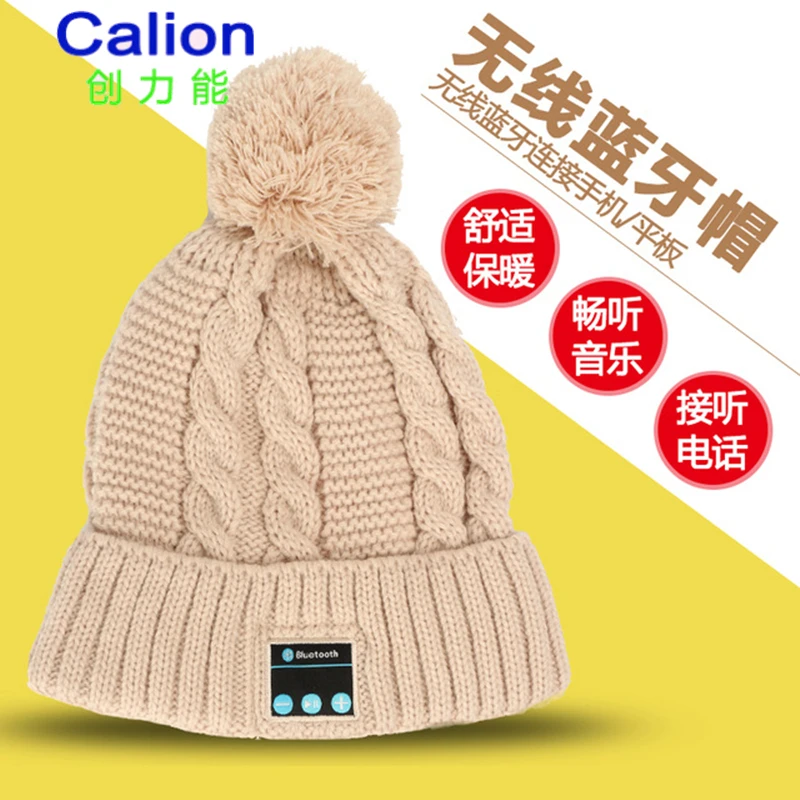 CALION wm2 для женщин подарок девочек Рождественская шапка встроенный Bluetooth наушники