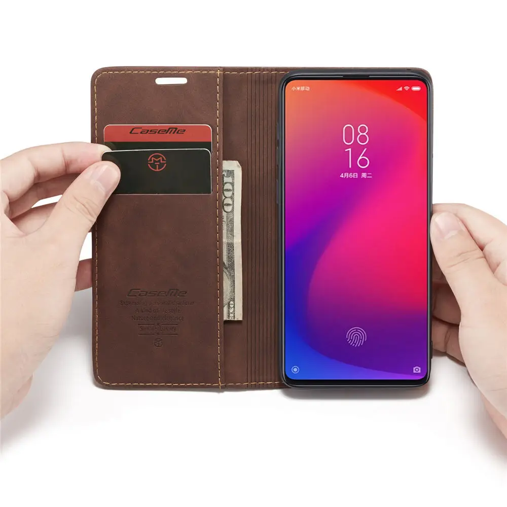 Для Xiao mi Red mi K20 Pro Аксессуары для телефонов Магнитный чехол-книжка для mi 9 mi 9t pro Роскошный чехол-кошелек из искусственной кожи чехол с флип-стойкой