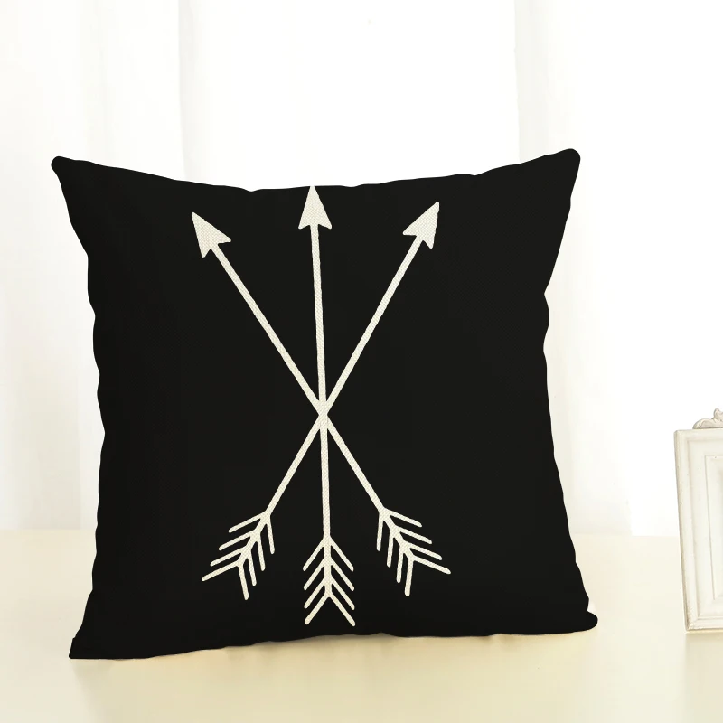 Новое поступление Геометрическая стрела английская подушка для дома Декор