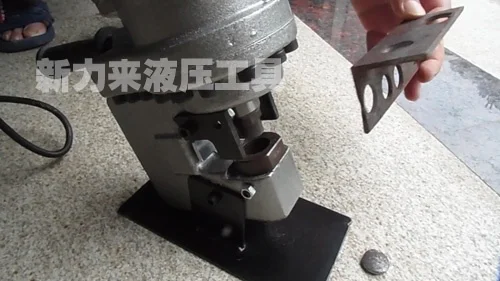 220v Electro-hydraulic punching machine angle channel iron hydraulic tool hole make | Инструменты