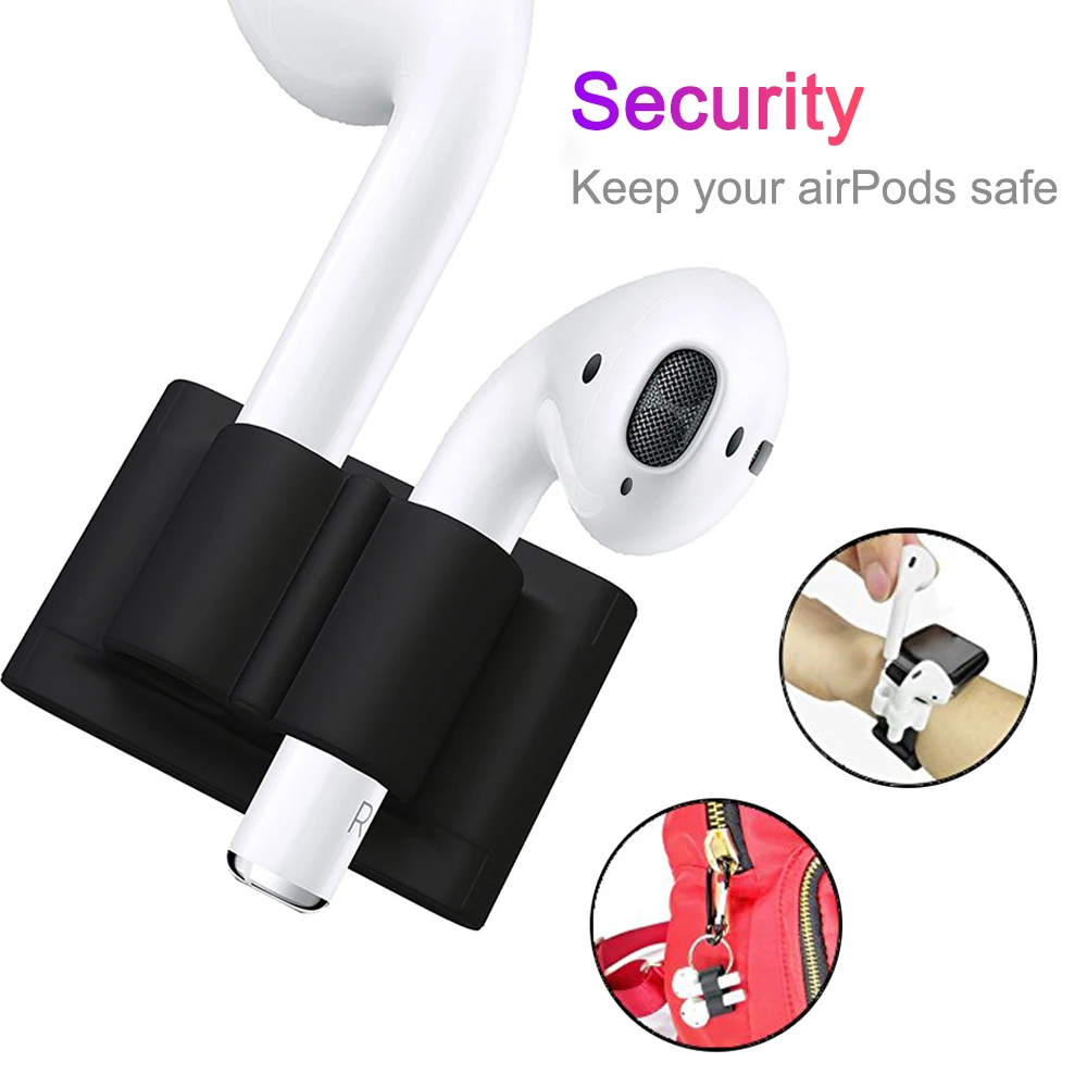 Аксессуары для наушников наушники в ухо колпачки Apple Airpods Earpods крышка Анти-потеря