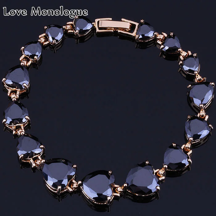 Любовный монолог Классический Проложить Большой черный имитация оникса в форме