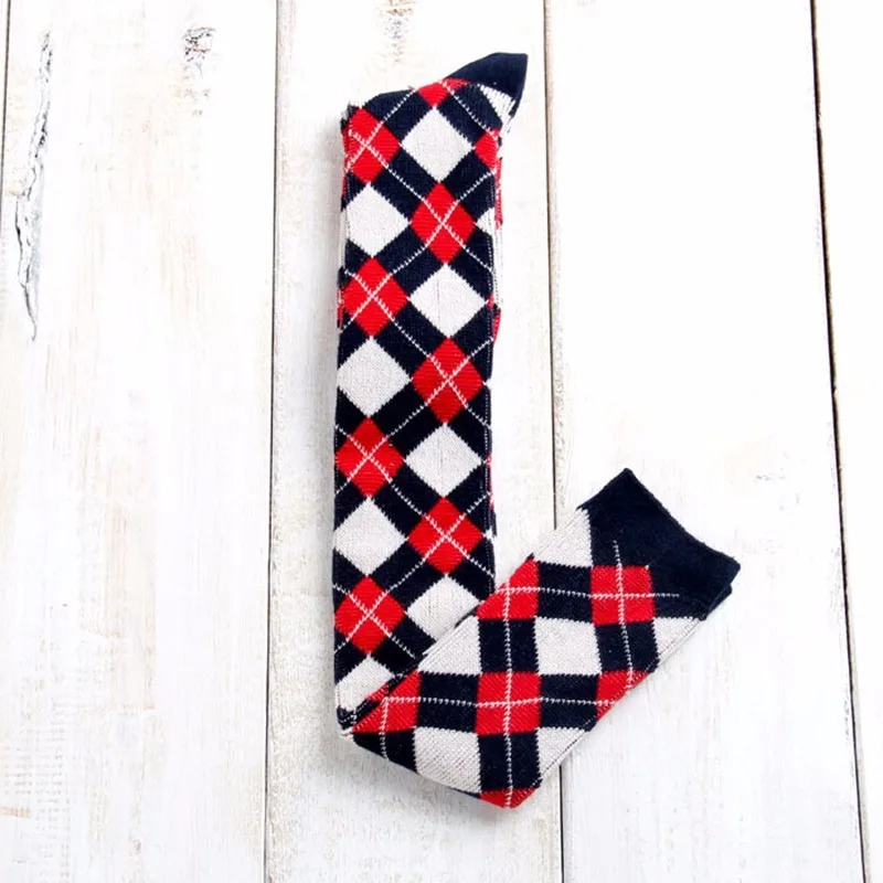 Peonfly осенние ветра горячей Британский сетки Длинные хлопковые Гетры чулок бедро