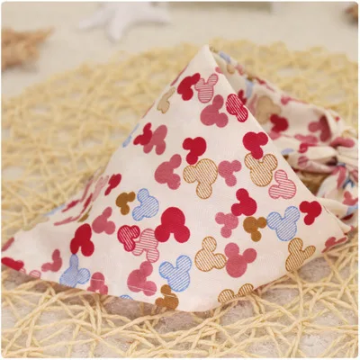 Baby Feeding Bandana Bibs Cotton Cartoon Print Boys Girls Stuff Drool Saliva Towel Newborn Burp Cloths Things | Детская одежда и
