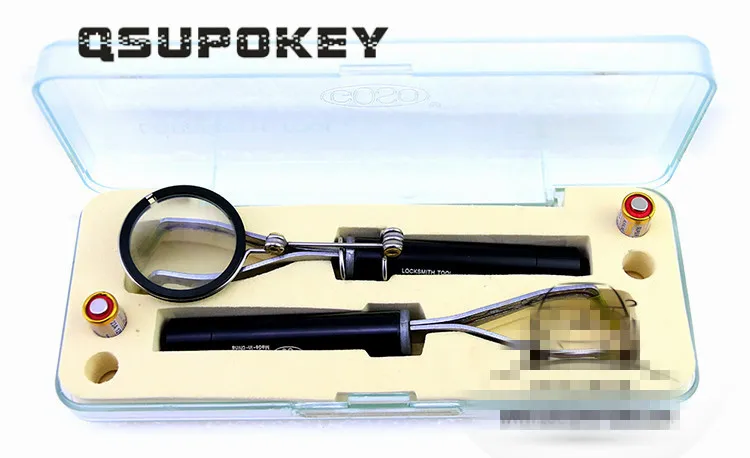 QSUPOKEY Слесарь с небольшим натяжным гаечным ключом для чтения вафель для профессионального слесаря для ремонта дверей 2 Чехол