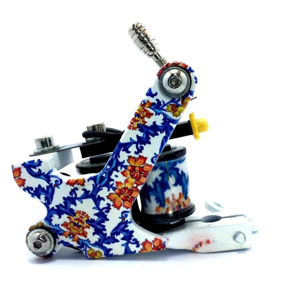 Бесплатная доставка новинка резная тату машинка на заказ сине белая фарфоровая