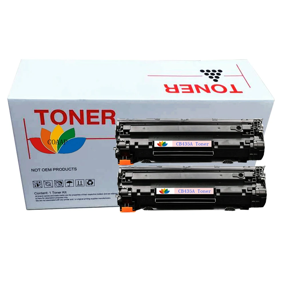2 Compatible CB435A 35A Toner Cartridge for HP Laserjet P1005 P1006 P1007 P1008 P1005n P1006n P1007n P1008n Printer | Компьютеры и