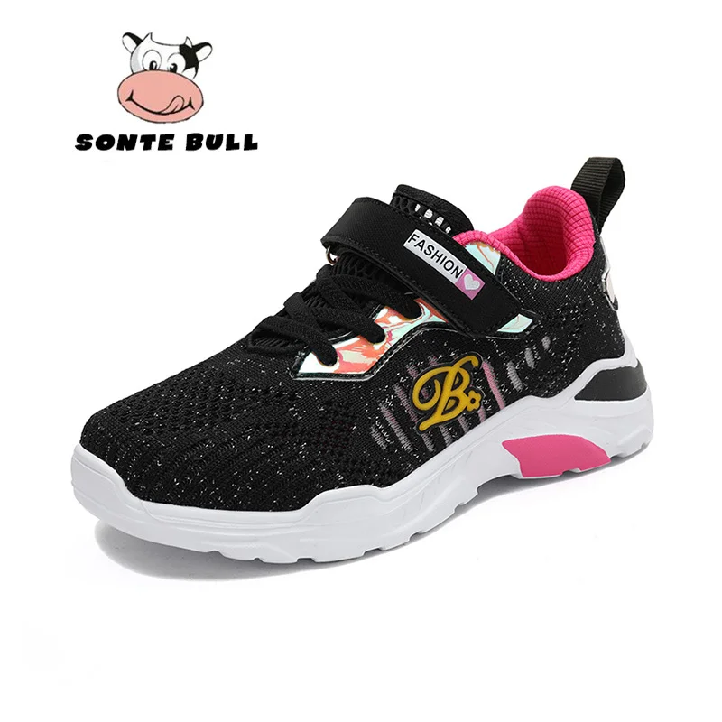 Модная легкая дышащая детская обувь туфли с вырезами на плоской подошве