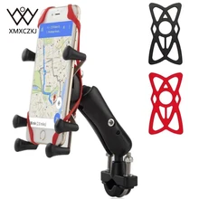 Universal Bike Bicycle Motorcycle MTB Bike Phone Holder Adjustable Rail Mount Phone Holder For iPhone For Samsung For GPS