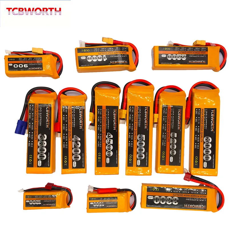 Аккумулятор LiPo 3S 11 1 В 3000 мАч 3300 3500 4200 25C 35C60C для радиоуправляемого квадрокоптера
