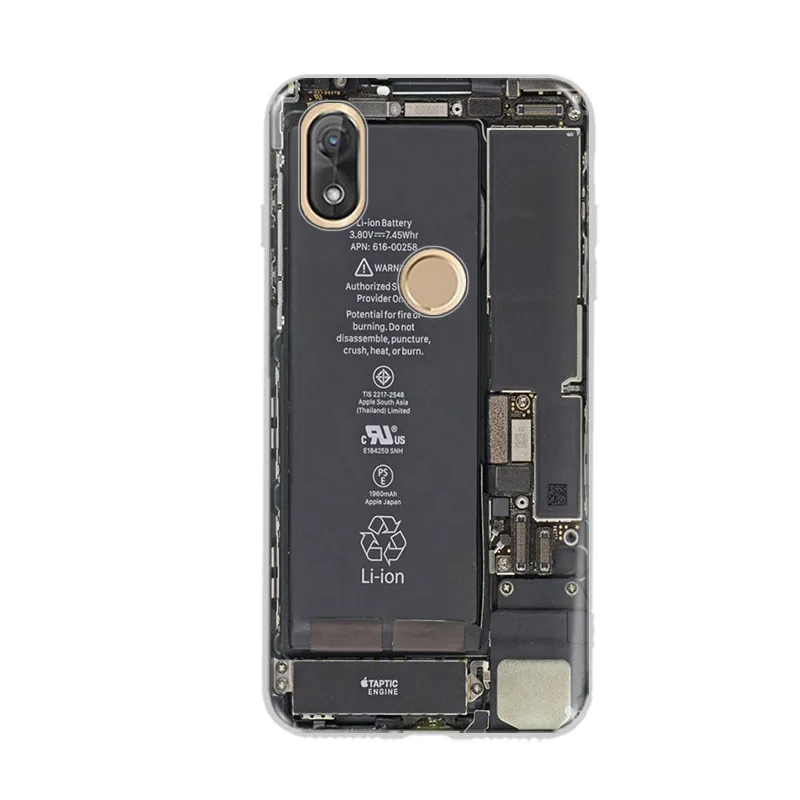 Wiko View 2 Pro Чехол Coque Мягкий термополиуретановый цветок Минни животное окрашенный