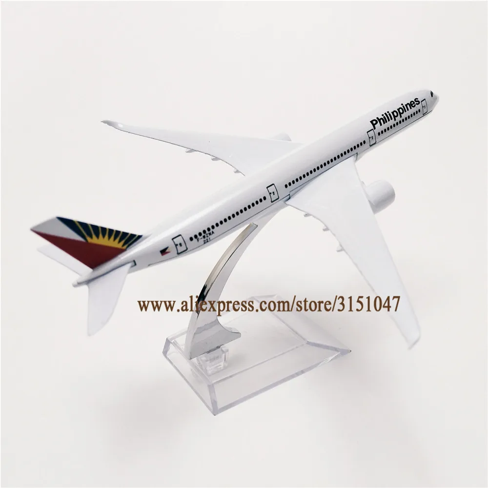 NEW Alloy Metal Air Philippines Airlines A350 Airplane Model Airbus 350 Airways Plane Aircraft Kids Gifts 16cm | Дом и сад
