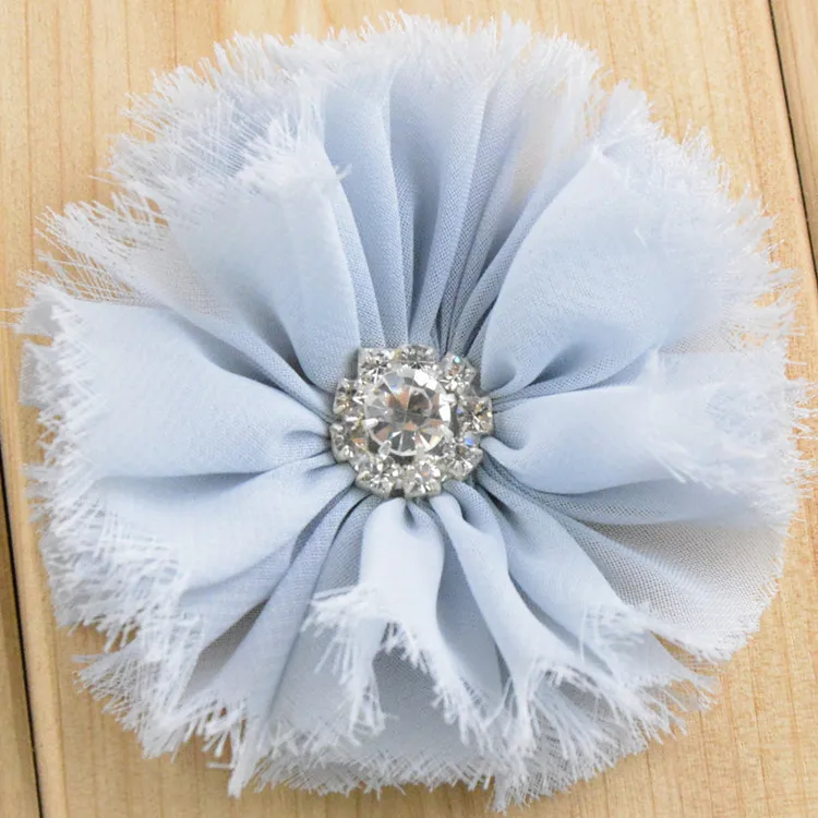 3 15 &quotпотертые однотонные балерины шифоновые цветы с прозрачными акриловыми