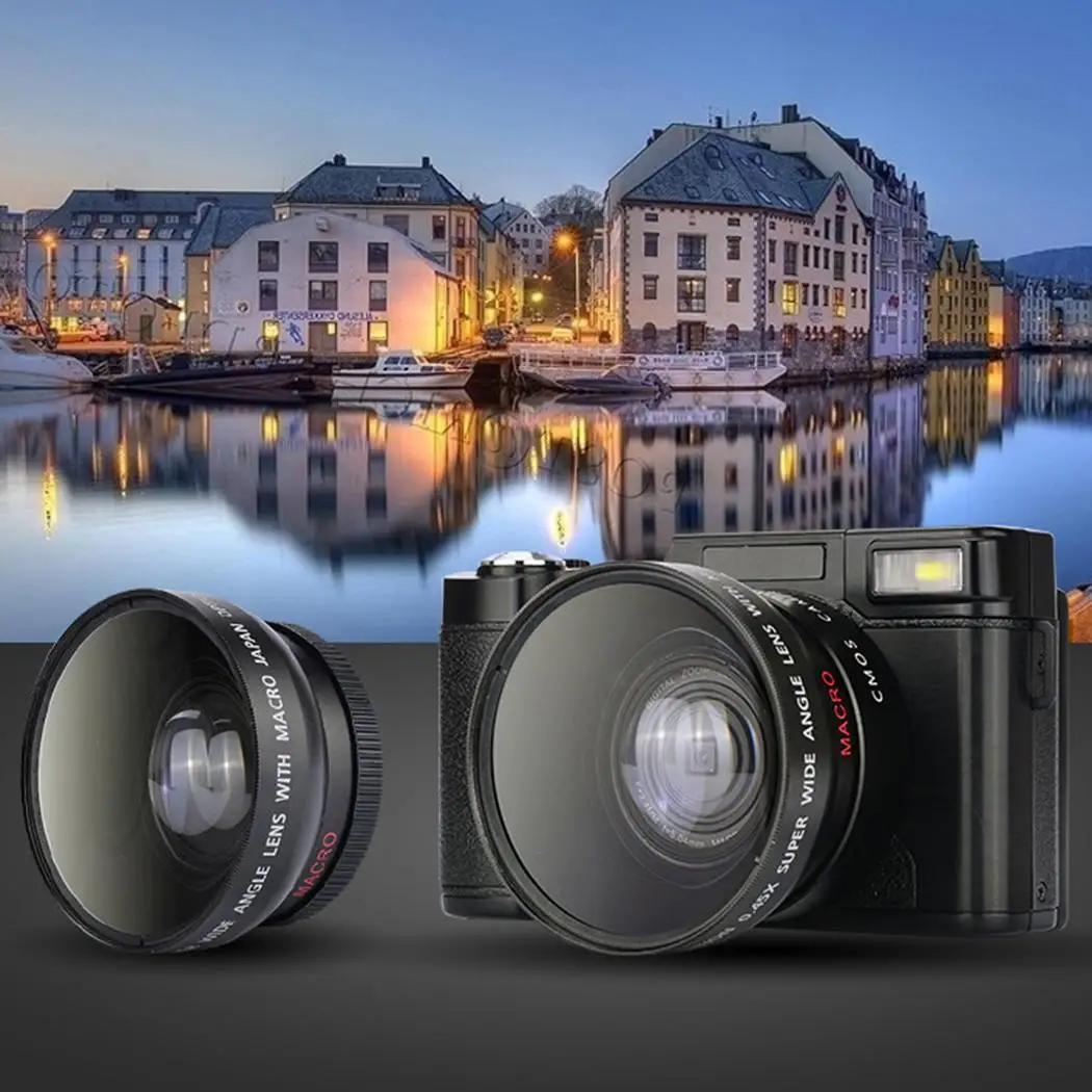 Цифровая многофункциональная камера флип экран автоспуска SLR Auto 100 200 400 с