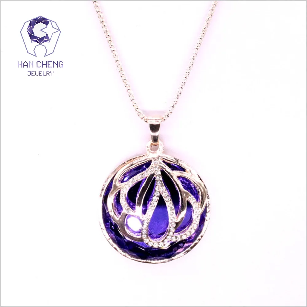 Модные полые Стразы с листьями ожерелья кристаллами и подвески Золотая цепочка