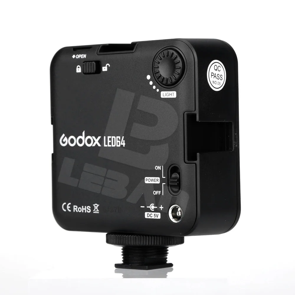 Godox LED64 Светодиодная лампа для видеокамеры DSLR Мини видеорегистратор