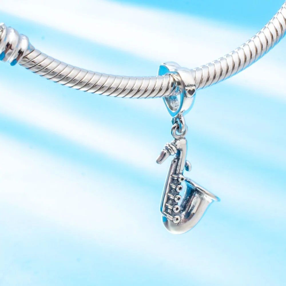 Бусины Soulbead подвески серебряные подходят для браслета Pandora любителей музыки