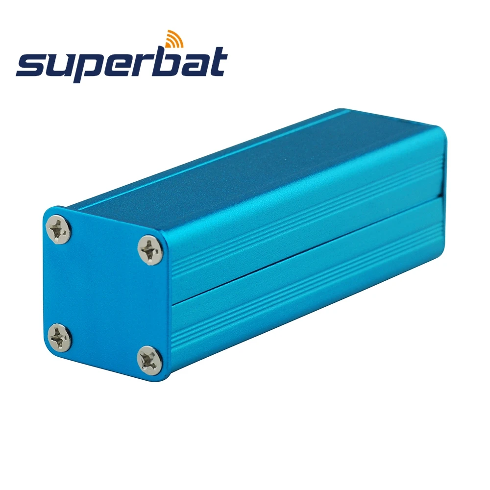 Superbat 80*24.5*24MM Blue Extruded Aluminum Enclosure Case Screw Junction Box PCB Instrument Electronic DIY 3.15&quot*0.96&quot*0.94&quot |