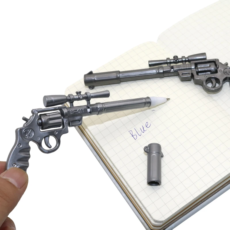 2 шт. Roscoe Fiveshooter Gun Шариковая Ручка Новинка Канцтовары милые забавные ручки Canetas