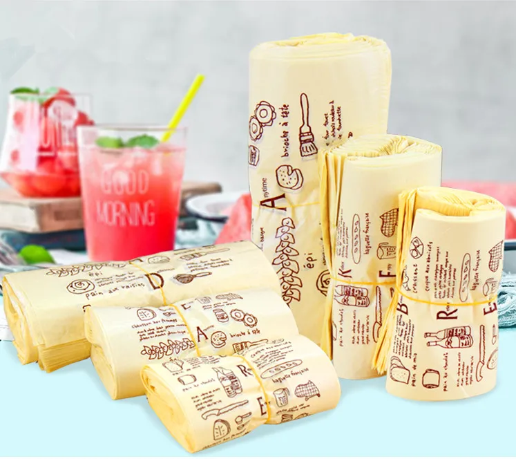 AAA Great Plastic Shopping Bags Vest Party Packaging Candy Wedding Package Bread Cake Handle Pouches 100Pcs/Lot | Дом и сад