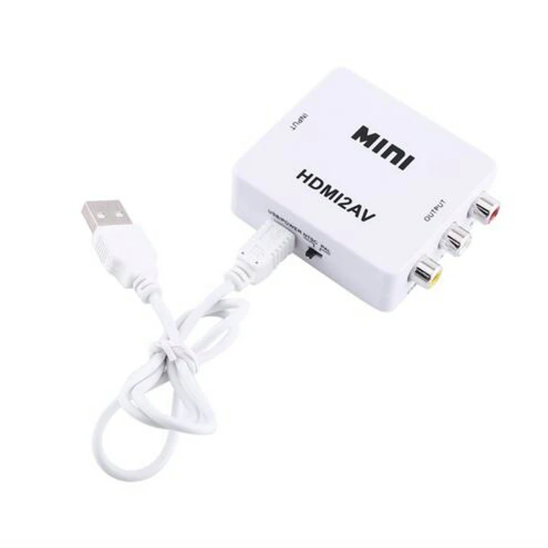 Dehyaton оригинальный HD 1080P для HDMI в AV/RCA CVBS адаптер мини HDMI2AV видео конвертер коробка