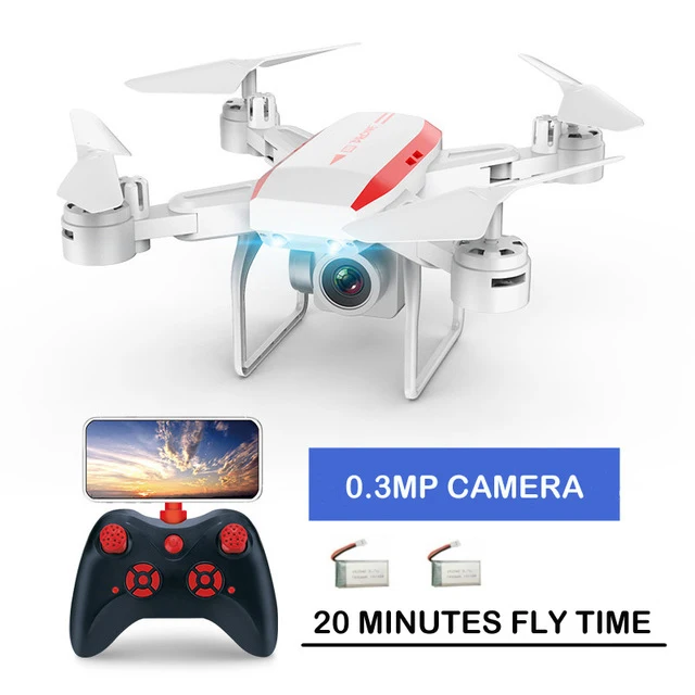 0.3mp white 2B Профессиональный складной Дрон KY606D RC Квадрокоптер с длинным временем полета fpv Вертолет с 4K HD Wifi камерой VS ky601s Дрон - Цвет: 0.3mp white 2B