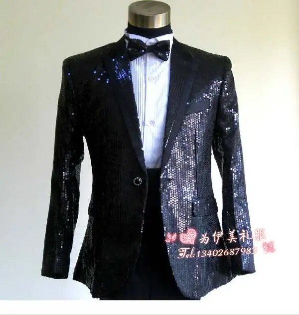 Костюм с блестками для мужчин оптовая продажа костюм жениха Красный смокинг