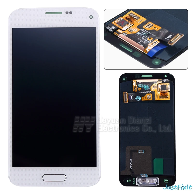 Для Samsung Galaxy S5 Mini G800 G800F G800H Super AMOLED ЖК дисплей сенсорный дигитайзер экран в сборе