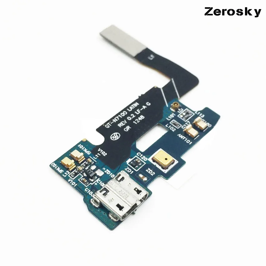 Новый для Samsung Note2/N7100 плата задняя вилка USB зарядная док-станция гибкий кабель