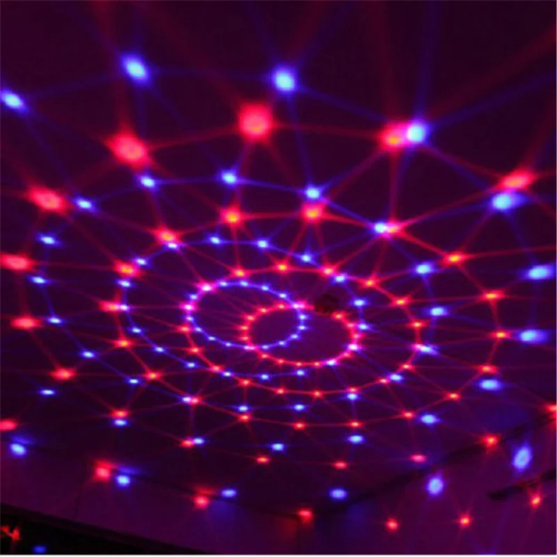 Горячий волшебный шарик свет новейший светодиодный RGB Кристалл Волшебная Дискотека шар Свет Звук Активированный с дистанционным вечерние DJ принадлежности Инструменты