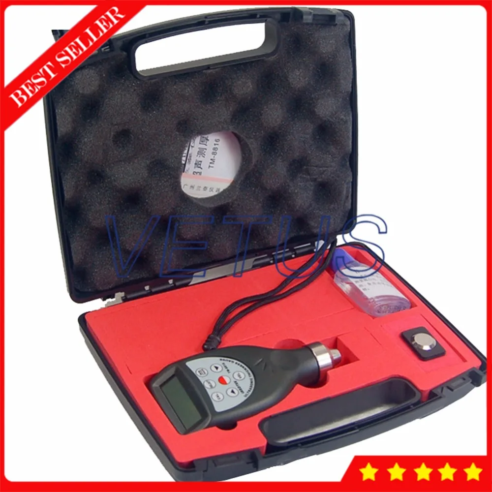 

TM8816C Digital LCD Thickness Measurement Gauge with 0.01mm Resolution Ultrasonic Thickness tester