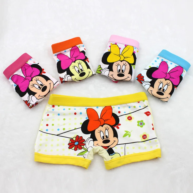 5 шт./лот мягкие дышащие трусы боксеры для девочек 3 11 лет|Трусики| |