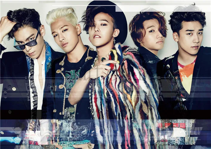 BIGBANG плакаты настенные наклейки ясное изображение белая бумага с покрытием печатает гостиная спальня