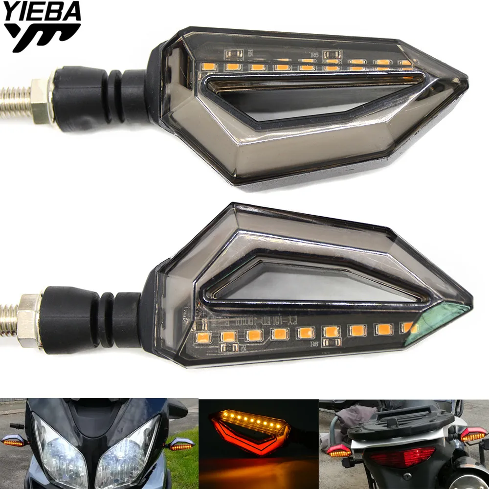 

Universal Motorcycle Accessories LED Turn Signal Light For Kawasaki ZZR1200 ER-5 NINJA 650R/ER6F/ER6N Yamaha YZF R1 FJR 1300 FZ1