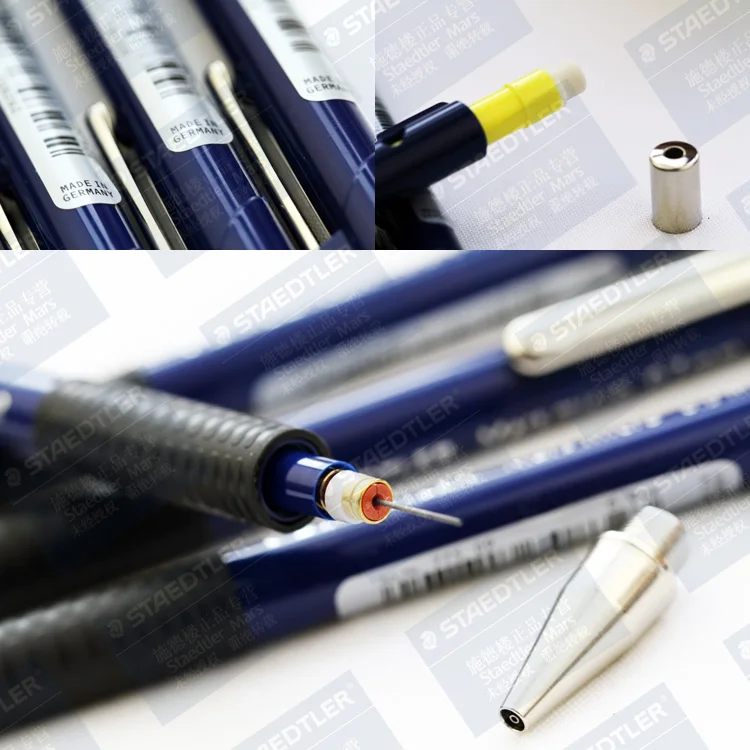 Автоматический механический карандаш Staedtler Mars Micro 775 0 3/0 5/0 7/0 9 мм сине черный цвет
