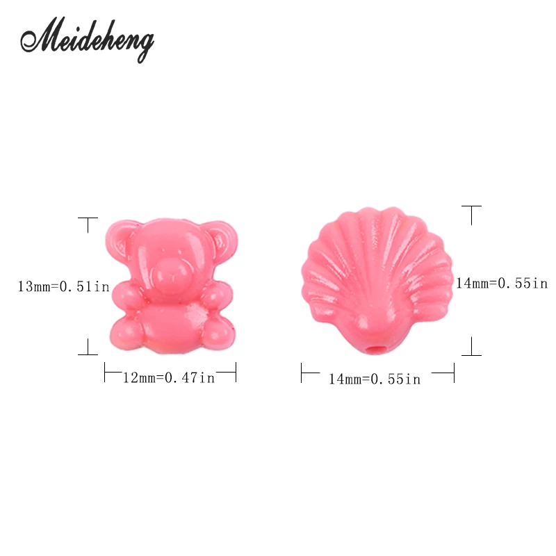 Acrylic Spring Colorful Animal Beads for jewelry Making Light color accessories Handmade Gifts DIY Necklace bracelets 40g/bag | Украшения и