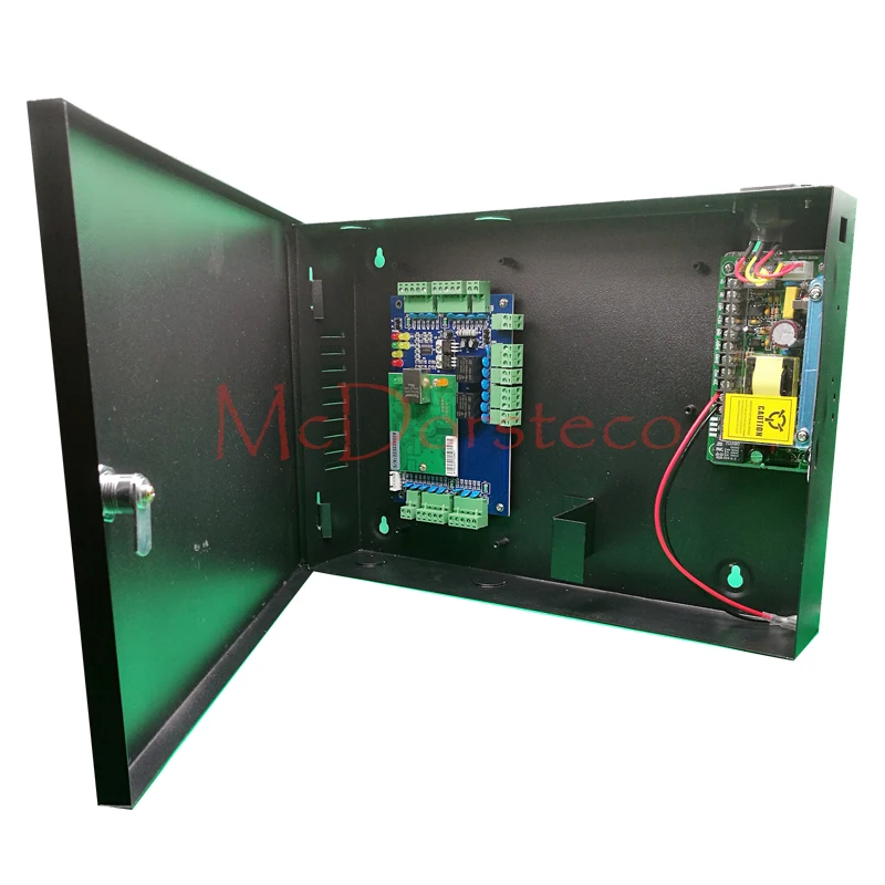 Двухдверная панель контроля доступа + блок питания 12V5A металлическая коробка