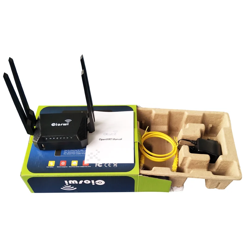 Роутер openWRT 300 Мбит/с точка доступа с 4 внешними антеннами 7620N ЦП Wi Fi беспроводной