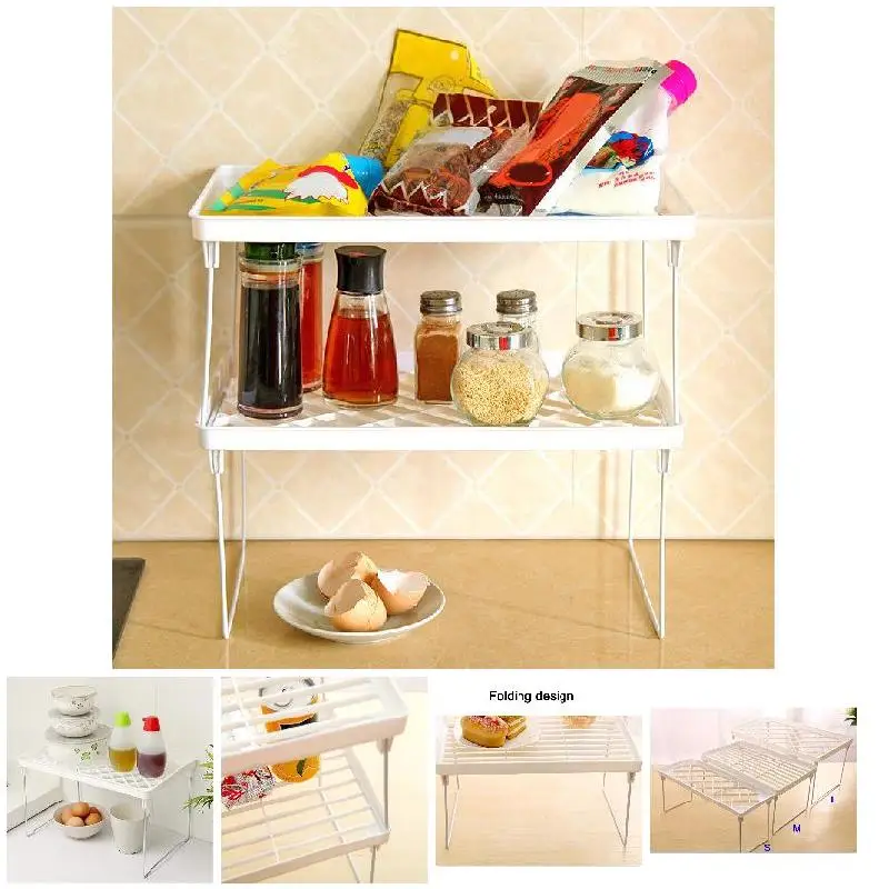 Горячая 1 хранилище ПК полка складной держатель Штабелируемый Органайзер