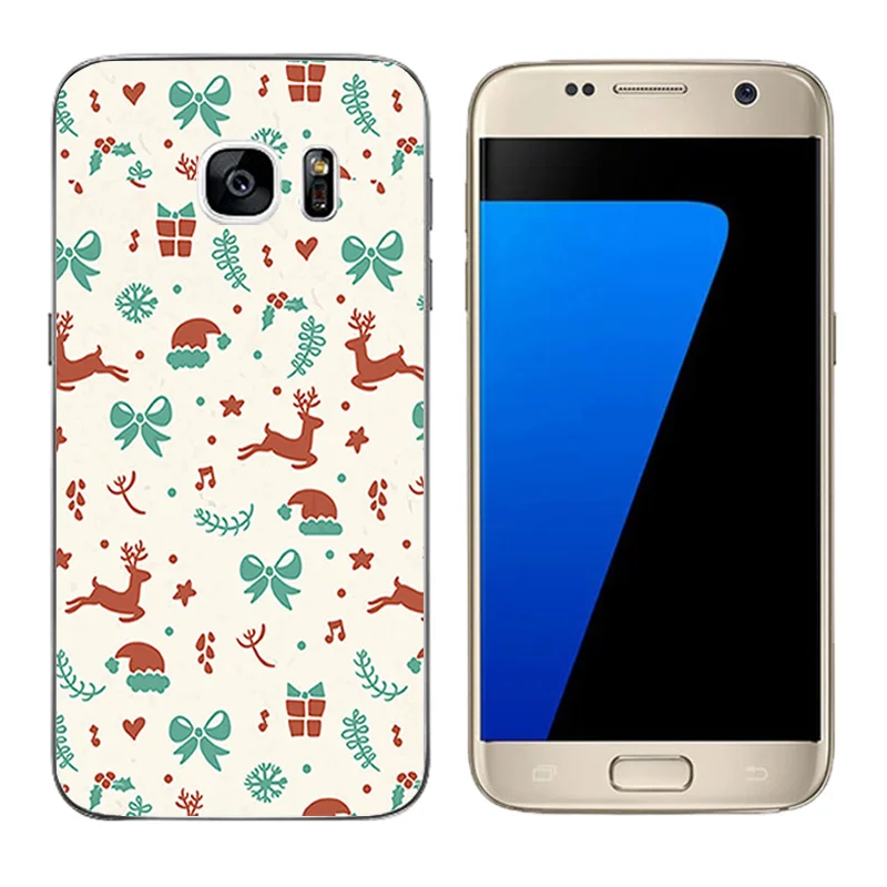 Чехол для Samsung Galaxy S7 чехол телефона мягкий силиконовый G930 с принтом веселого дня