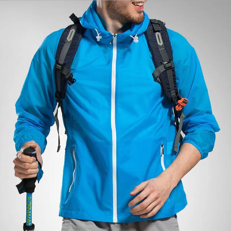 Мужские и женские летние быстросохнущие кожаные куртки для активного отдыха