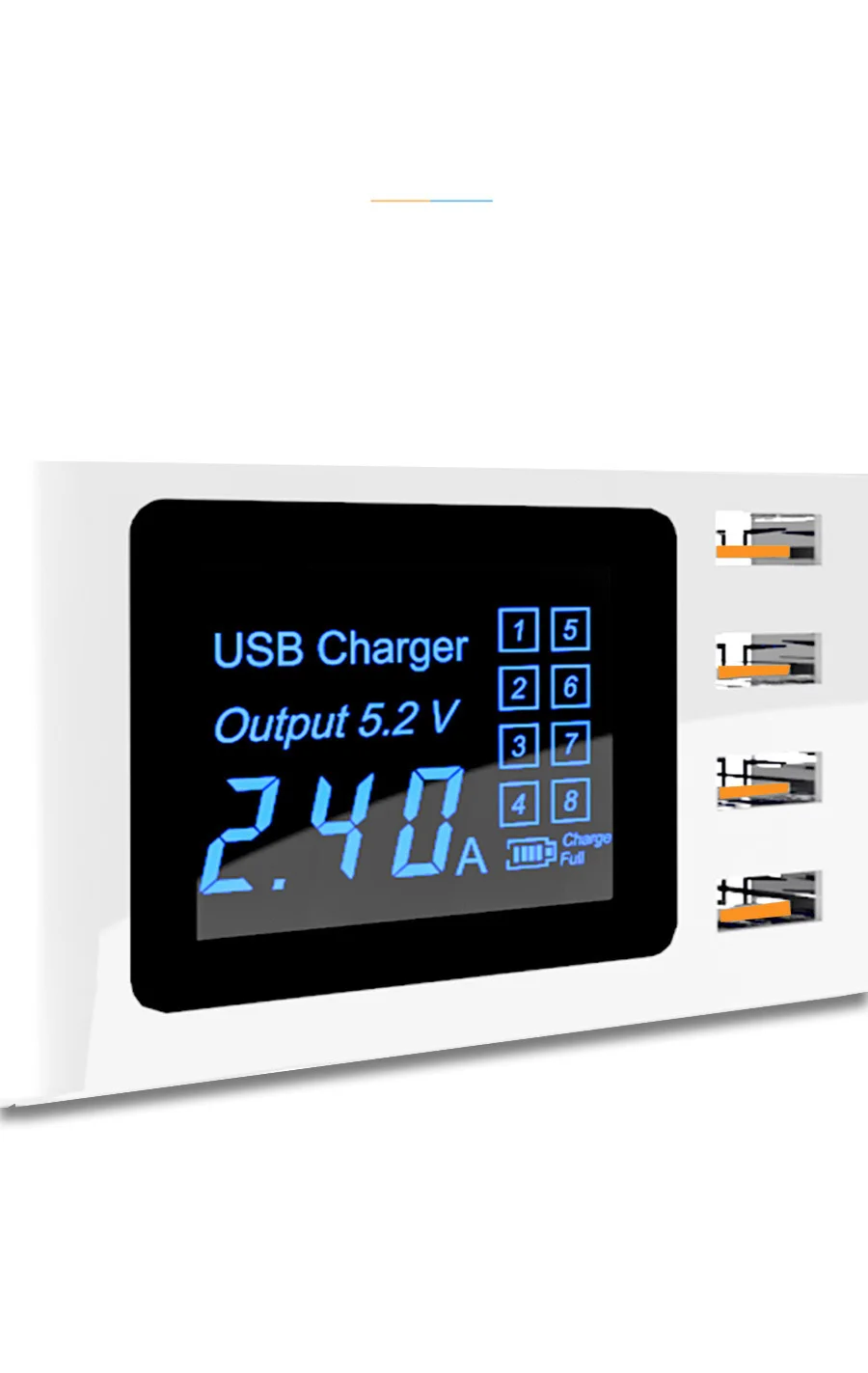 5 в 8A с несколькими usb-портами стены зарядное устройство станция несколько USB телефон зарядное устройство Универсальный удлинитель мощность полосы розетка ЕС, США, великобритан