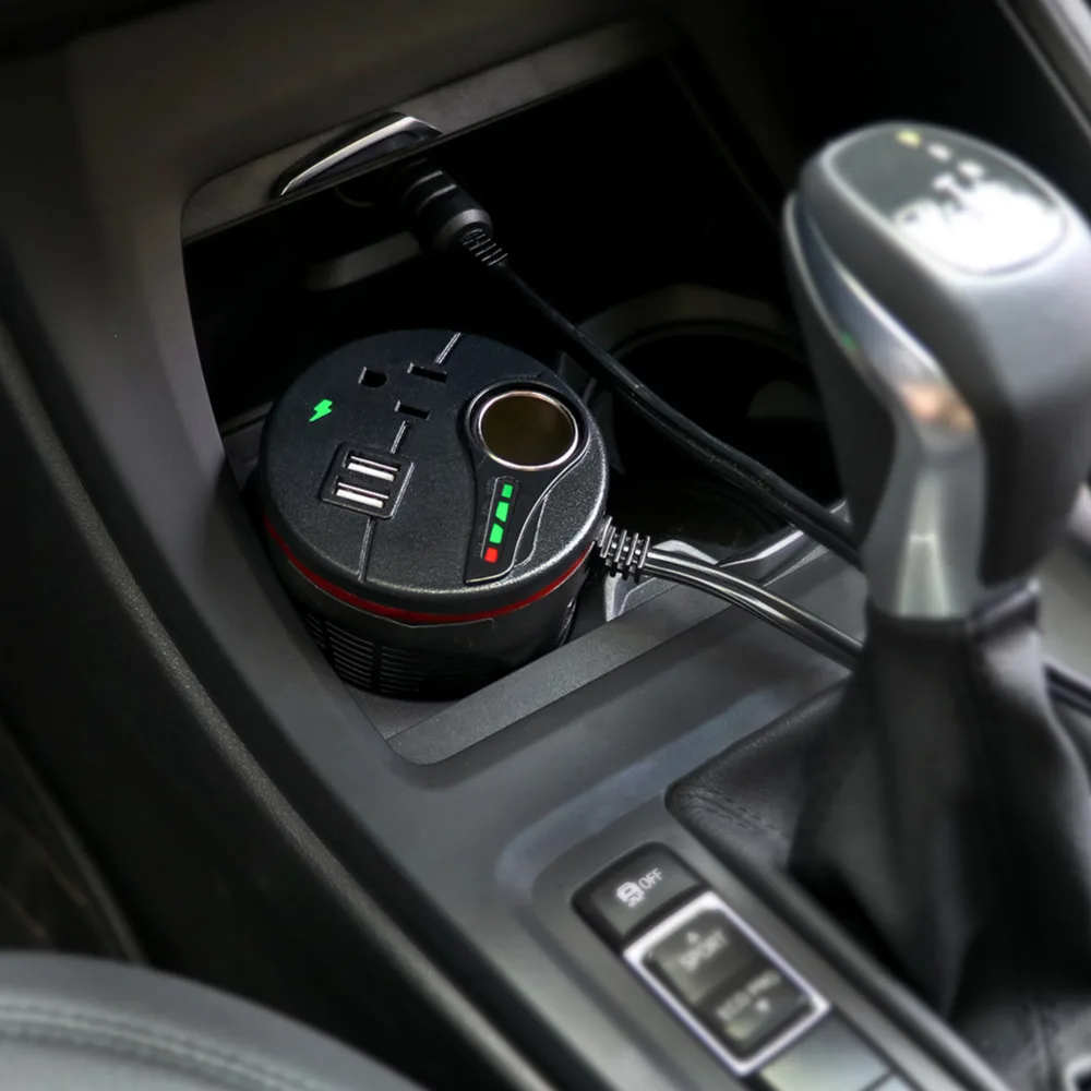 Тироль 150 Вт автомобильный держатель чашки Зарядное устройство Мощность