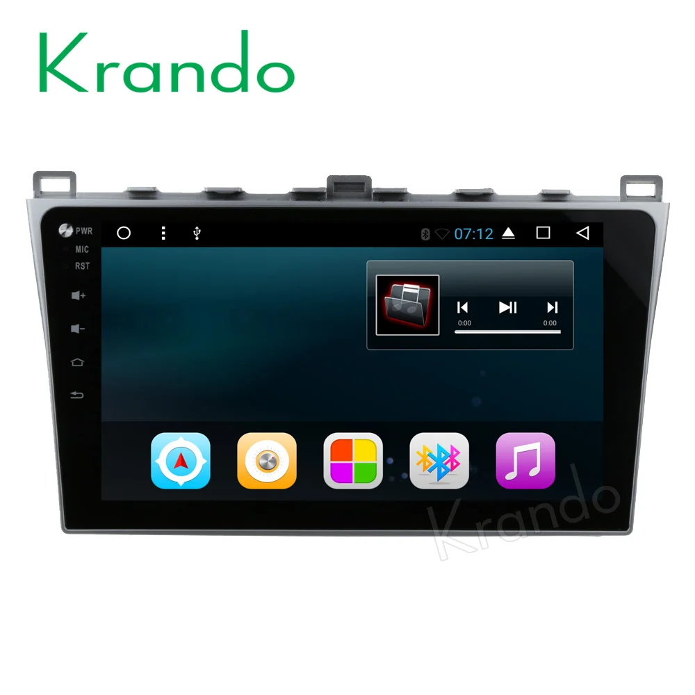 Автомобильная Gps навигационная система Krando Android 8 1 10 дюйма (без dvd) для Mazda 6 2008 2012