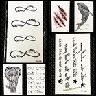 Лидер продаж, временная татуировка-наклейка с рисунком бесконечности для мужчин и женщин, татуировка для шеи и рук, водонепроницаемые Имитационные татуировки для боди-арта, наклейки GAQ086